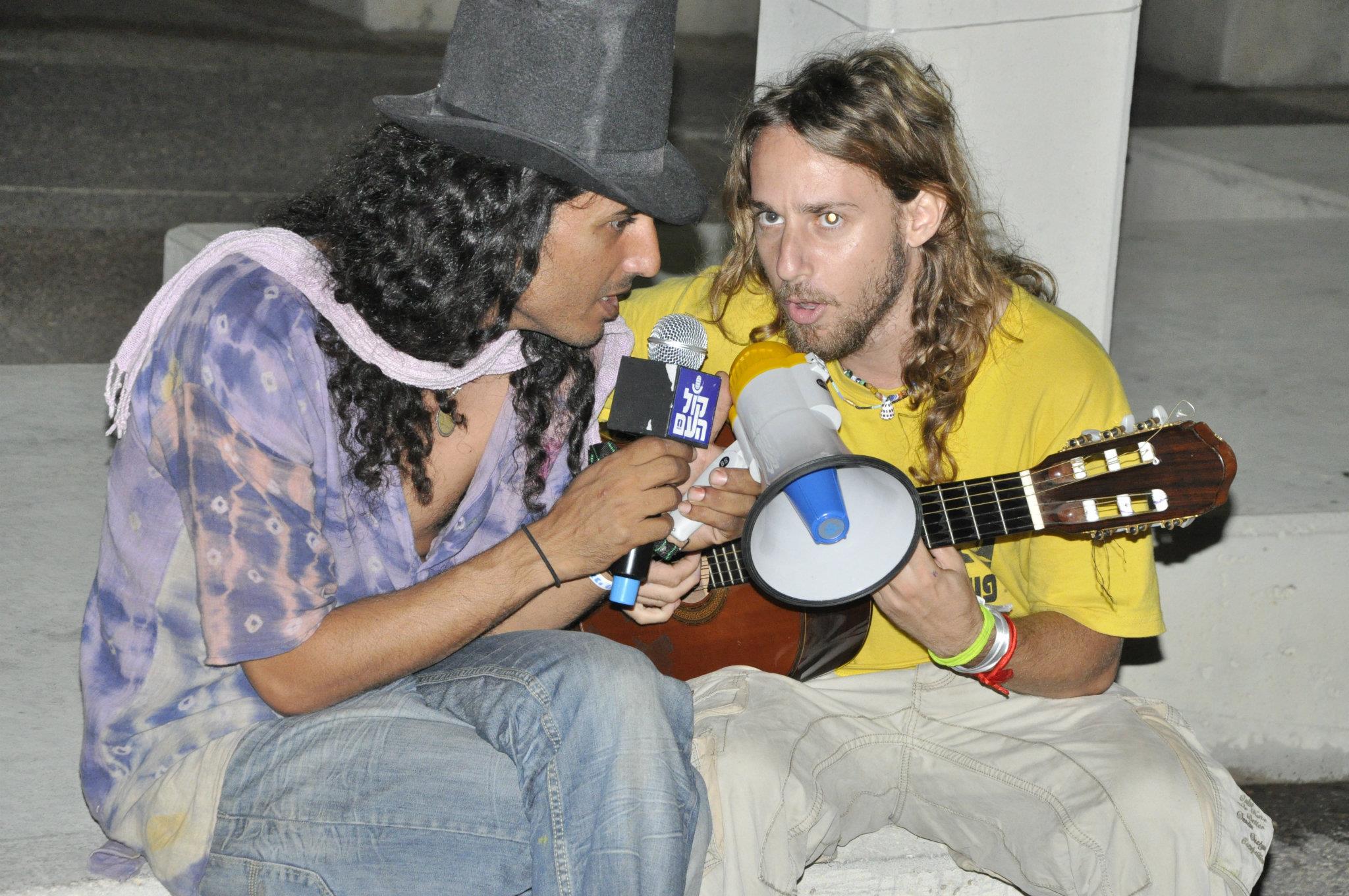 תמונה נוספת ממאהל המחאה ברוטשילד.