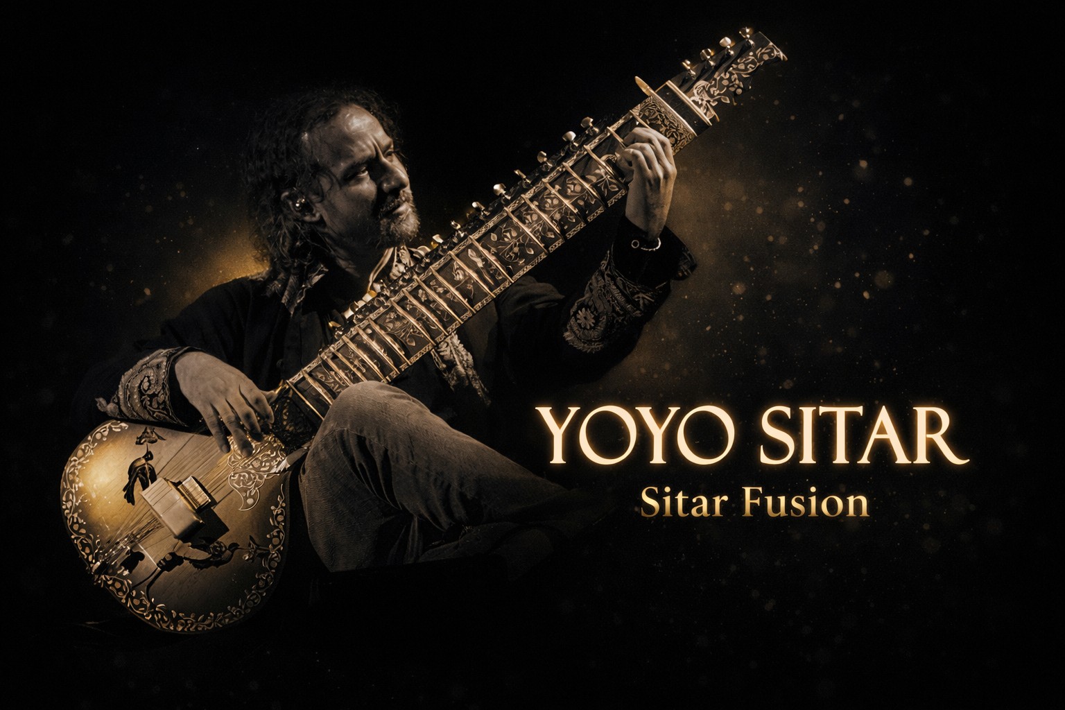 יויו סיטאר מופיע חי על הבמה.