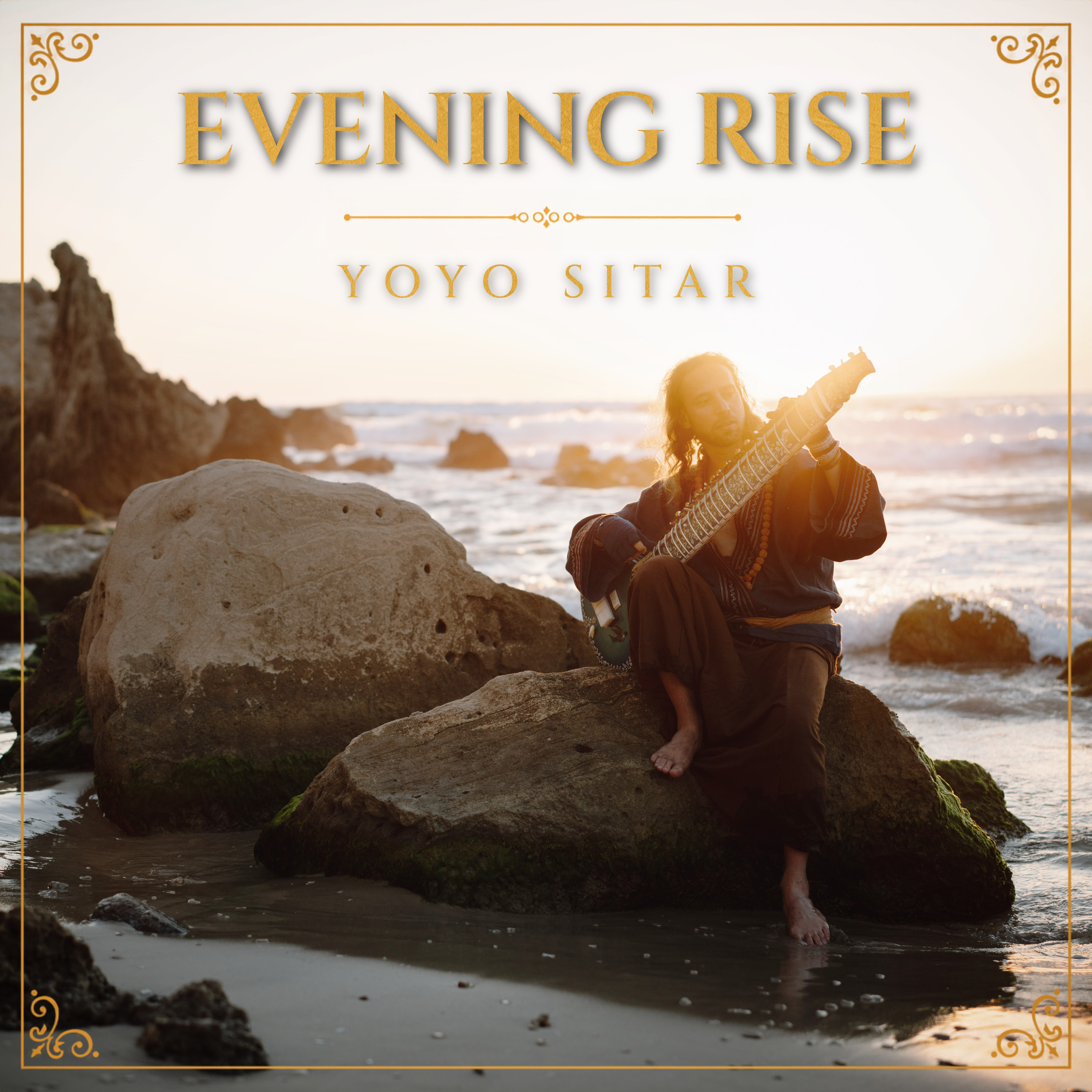Cover art for the Evening Rise EP and title track by YoYo Sitar